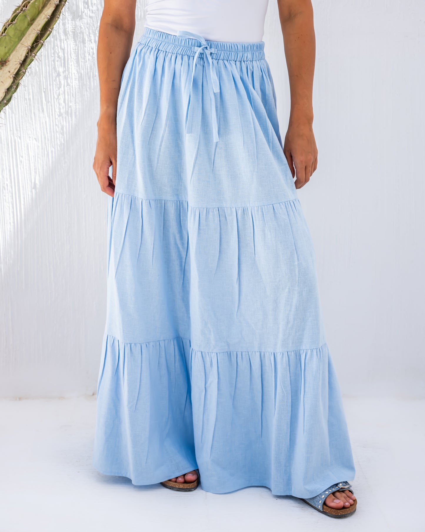 Linen Dream set in Baby Blue