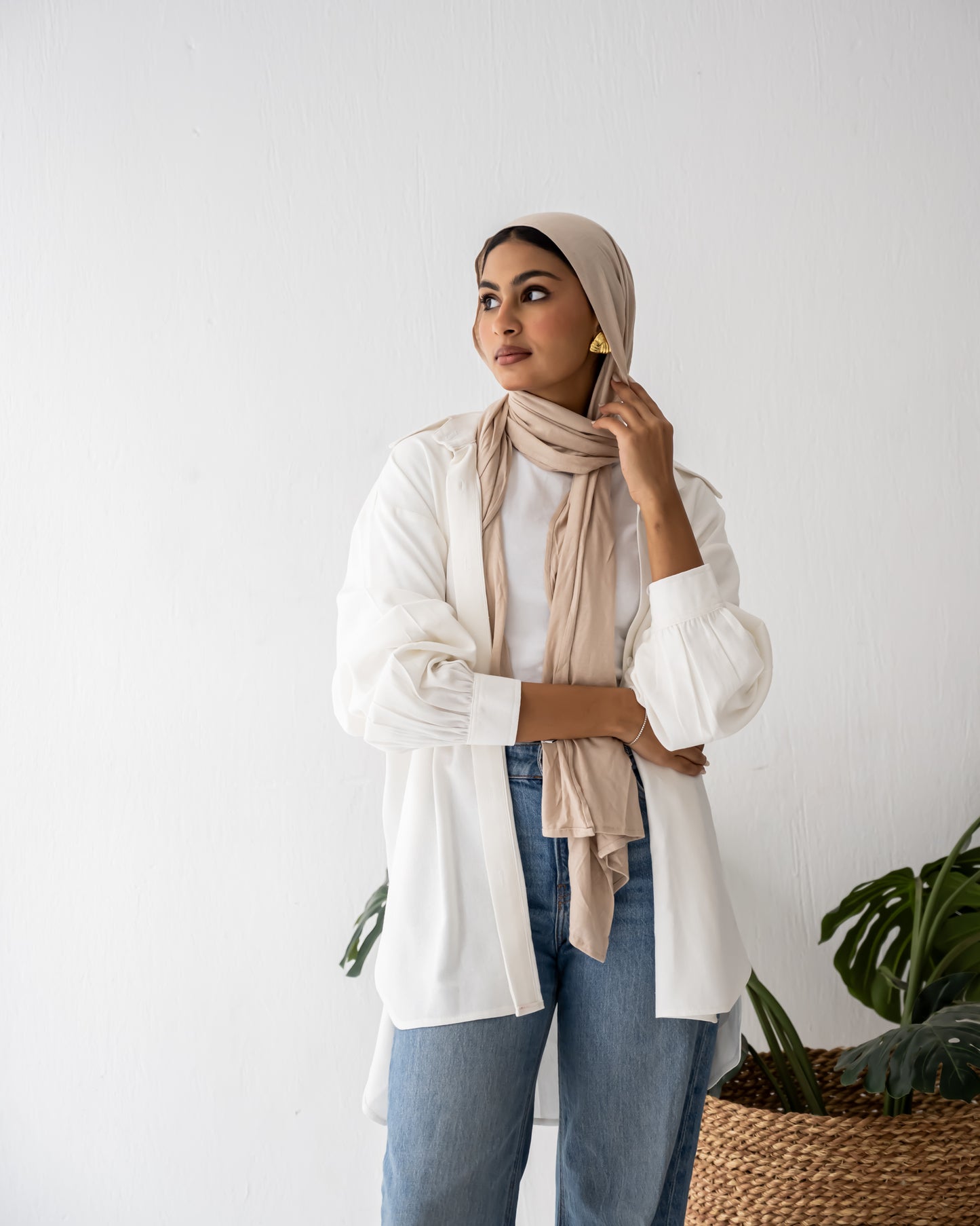 Pure linen white shirt