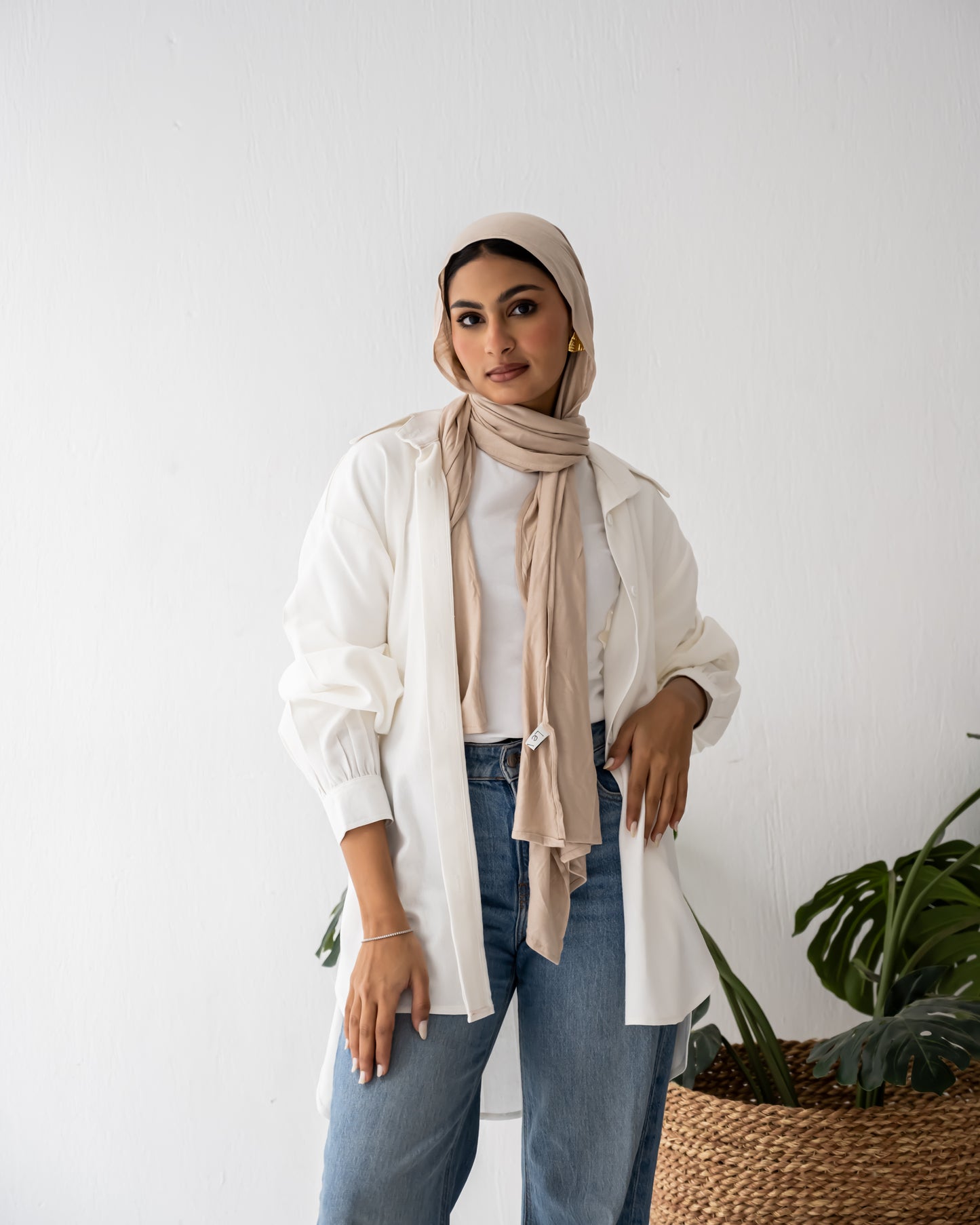 Pure linen white shirt