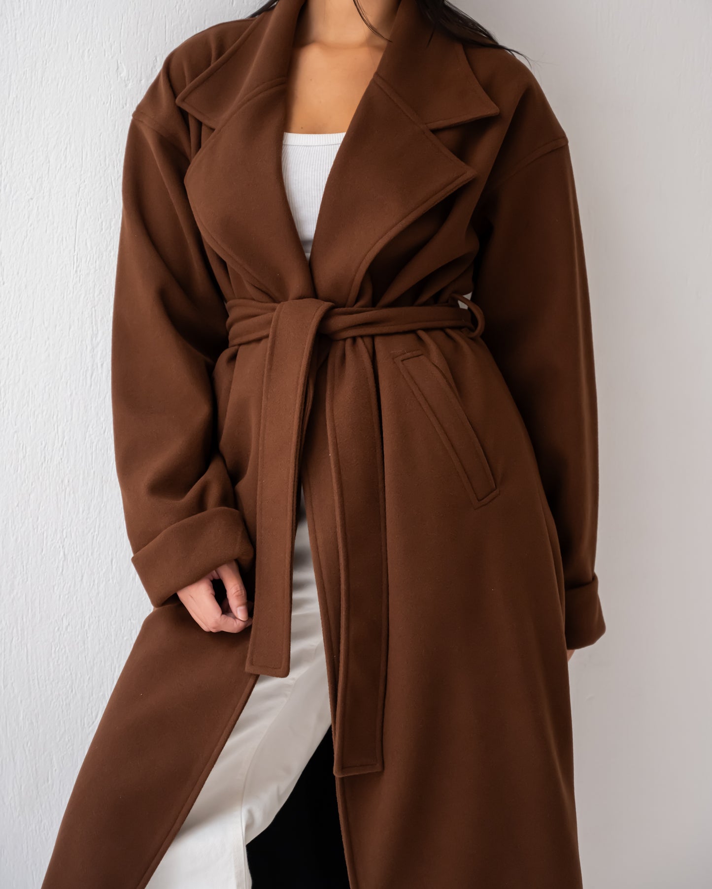 The city coat Brown