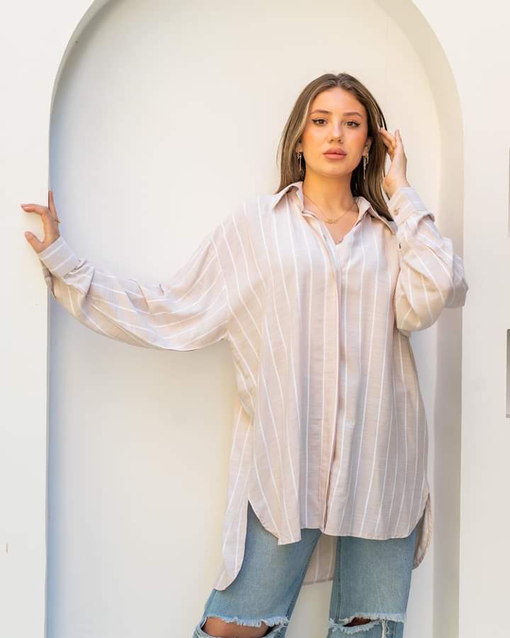 Striped cotton shirt