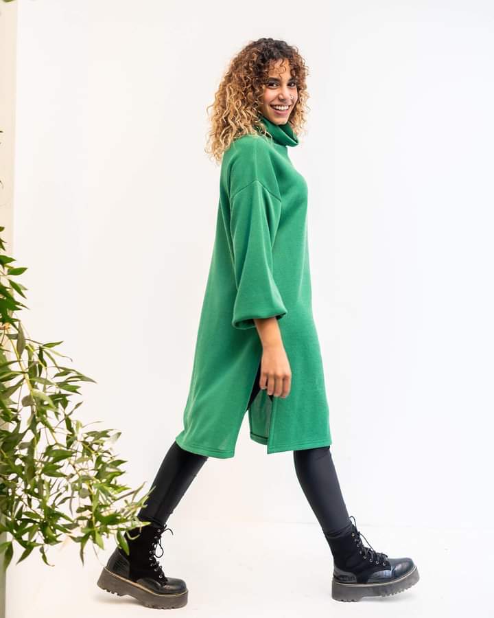 Long winter pullover