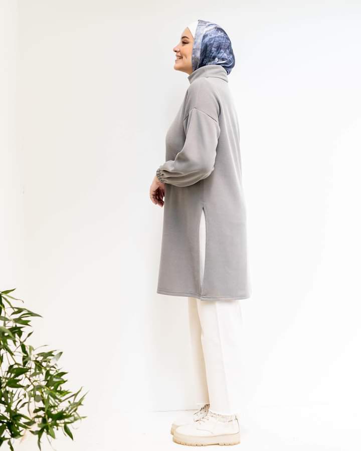 Long winter pullover