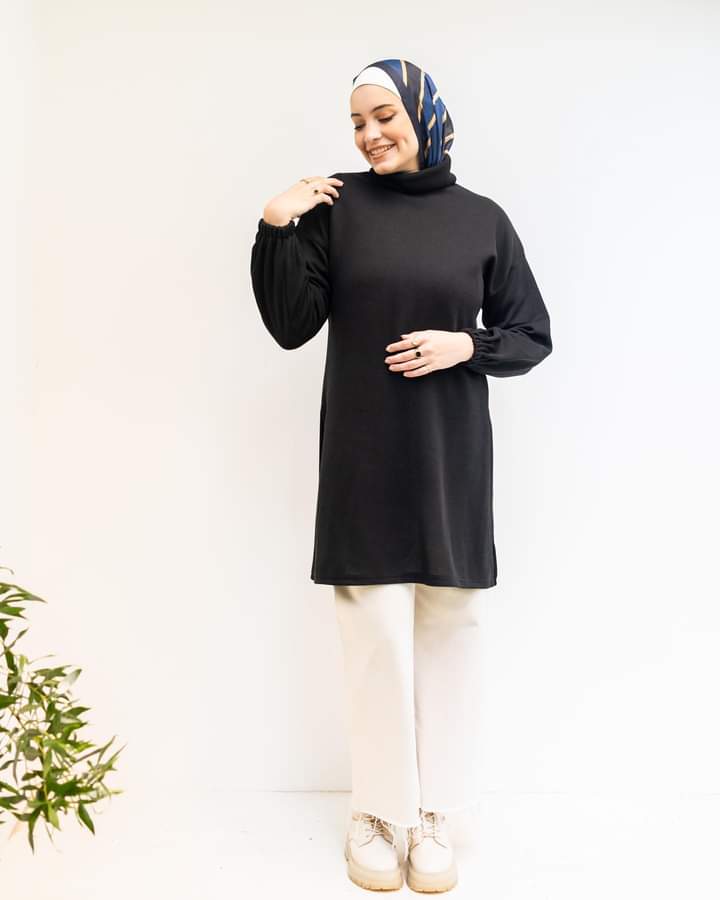 Long winter pullover