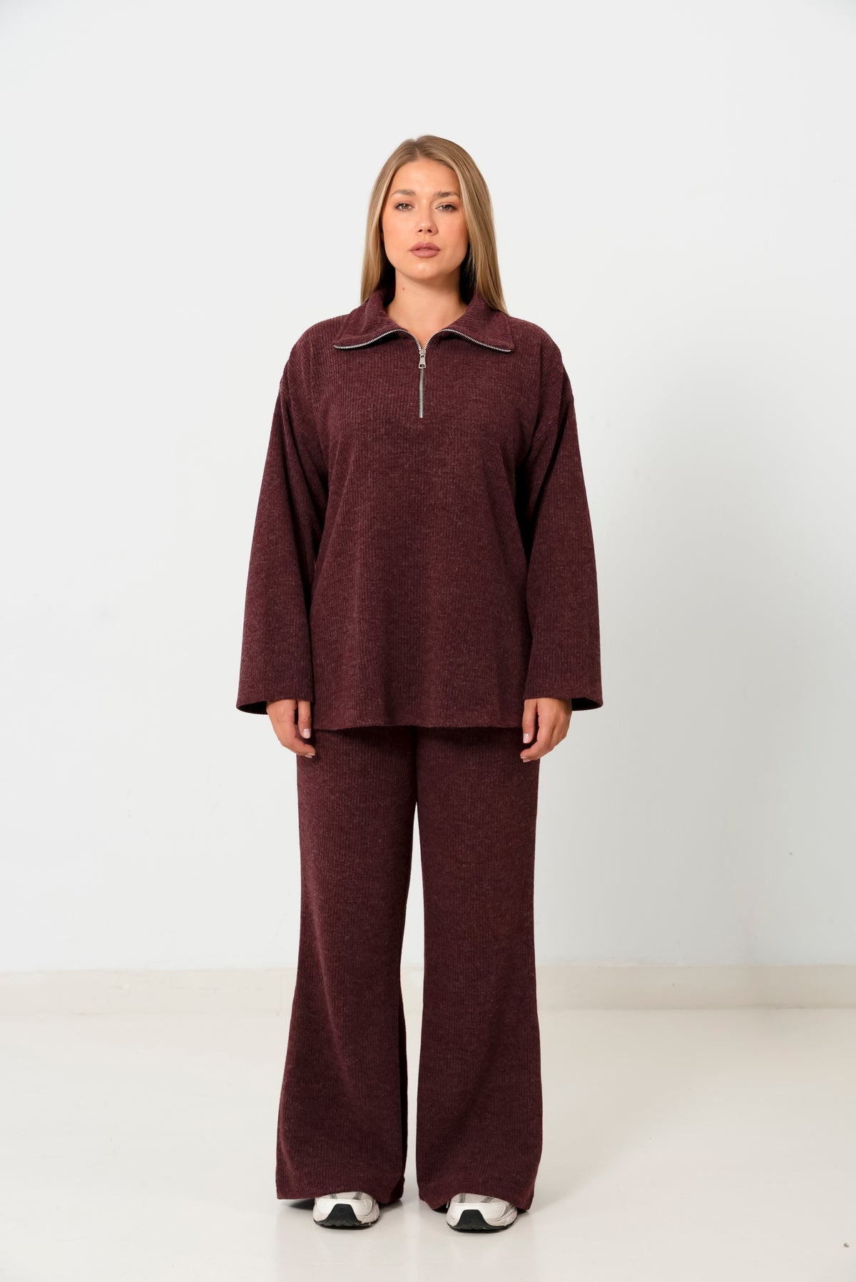 The daily set in Burgandy