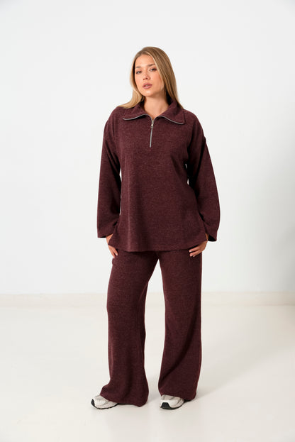 The daily set in Burgandy