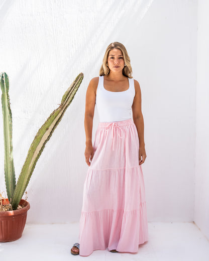 Linen Dream set in Pink