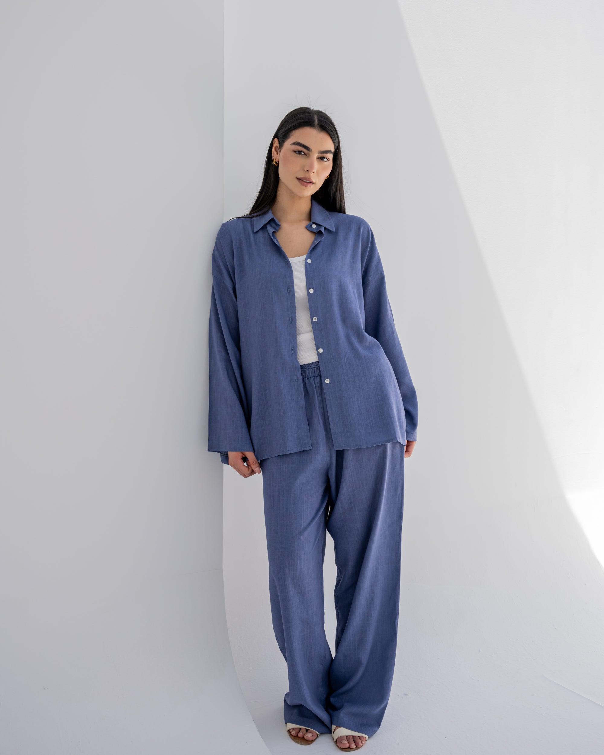 Easy Summer Set Denim Blue – Hadya