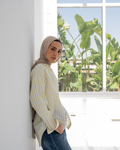 Stripped Shirt In Yellow