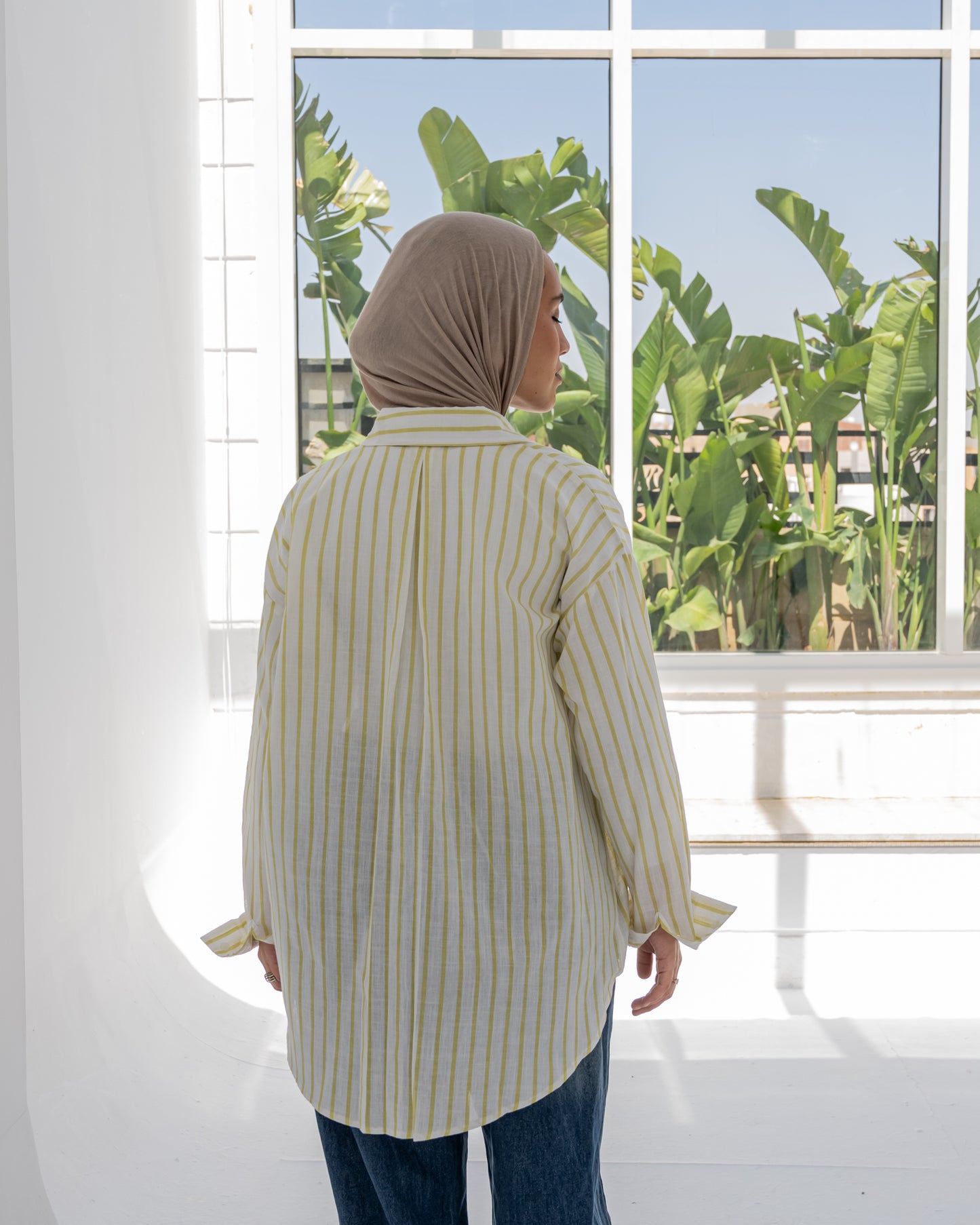 Stripped Shirt In Yellow