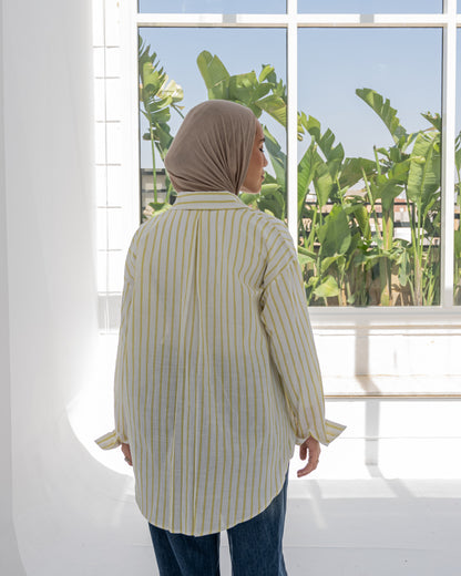Stripped Shirt In Yellow