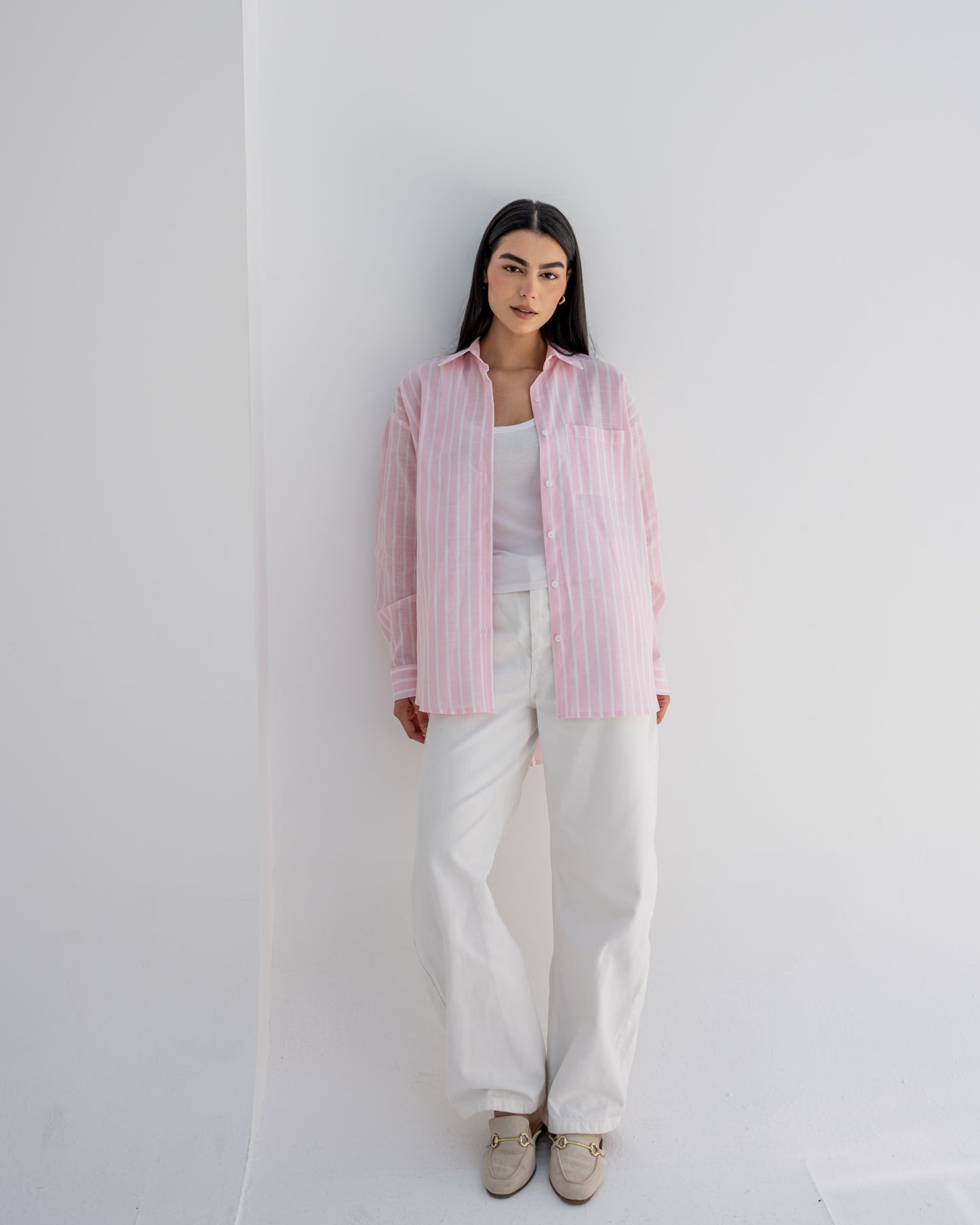 Stripped Shirt In Pink