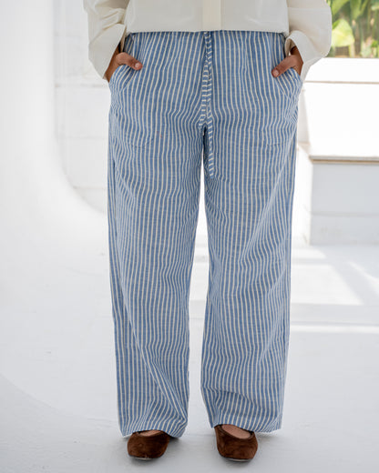 Stripped Pants in Babyblue