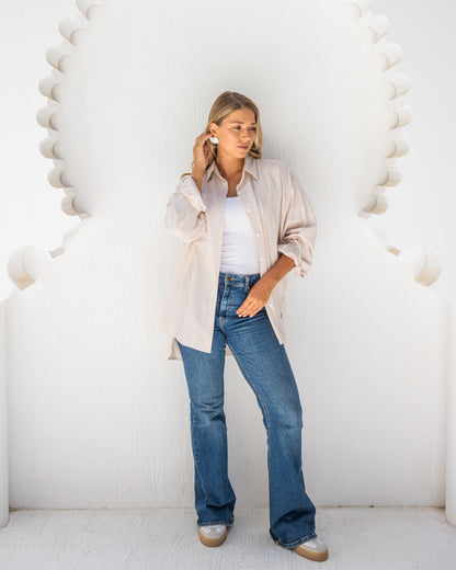 New flowy linen shirt