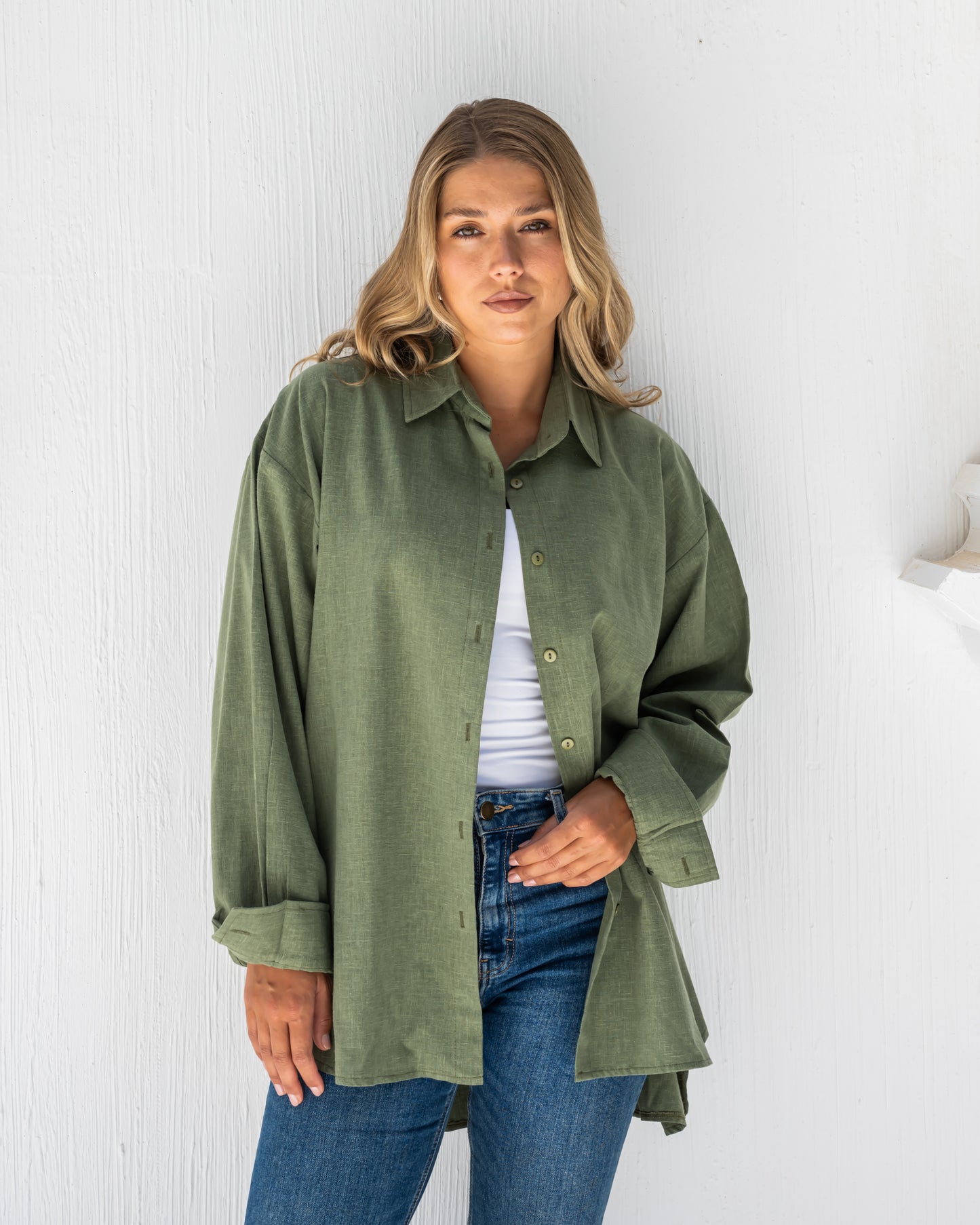 New flowy linen shirt
