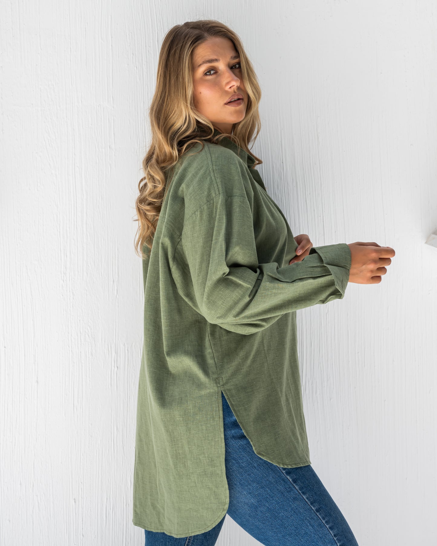 New flowy linen shirt
