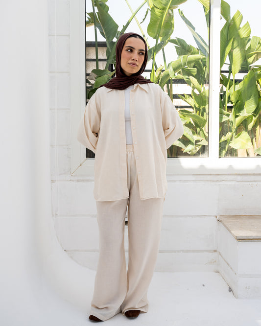 Halo Summer Set in Beige