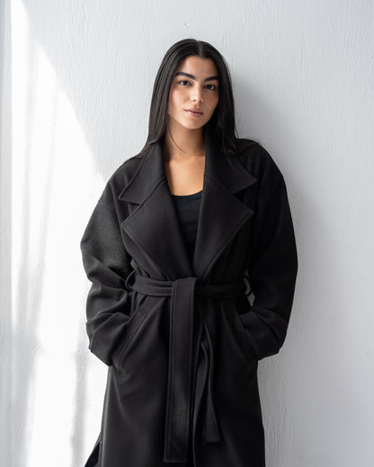 The city coat Black