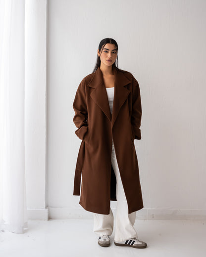 The city coat Brown