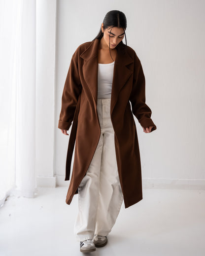 The city coat Brown