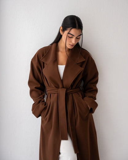 The city coat Brown