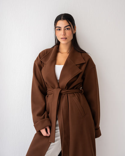 The city coat Brown