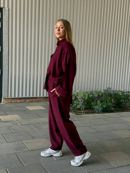 Everyday set in Burgandy